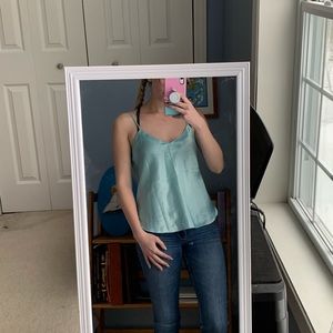 🌟3/$20 Bundle of 2 Silk Tops in Baby Blue & Pink